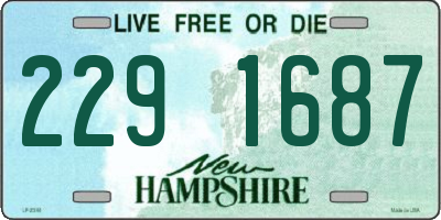 NH license plate 2291687