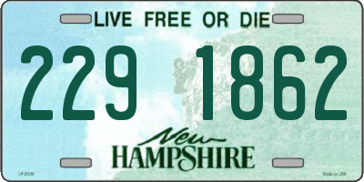 NH license plate 2291862