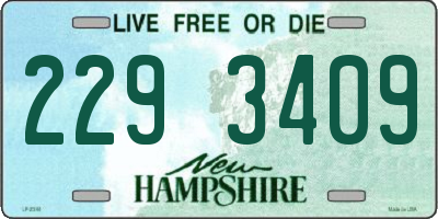 NH license plate 2293409