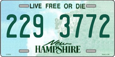 NH license plate 2293772