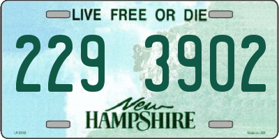 NH license plate 2293902