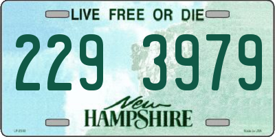 NH license plate 2293979