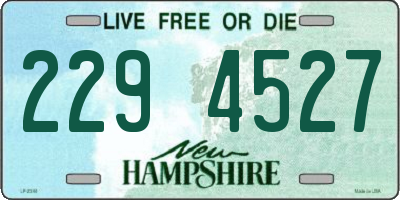 NH license plate 2294527