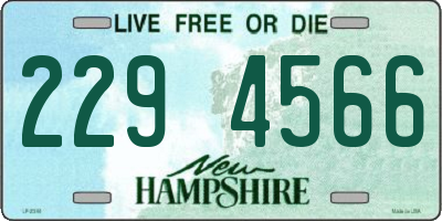 NH license plate 2294566