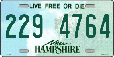 NH license plate 2294764