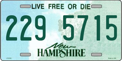 NH license plate 2295715