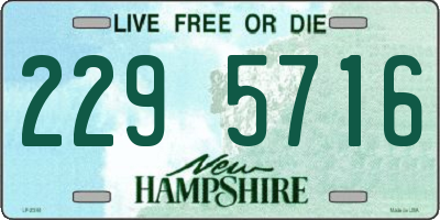 NH license plate 2295716