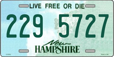 NH license plate 2295727