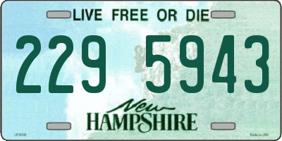 NH license plate 2295943