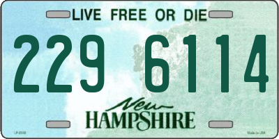 NH license plate 2296114