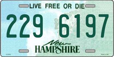 NH license plate 2296197