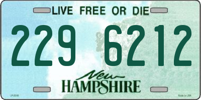 NH license plate 2296212