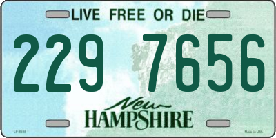 NH license plate 2297656