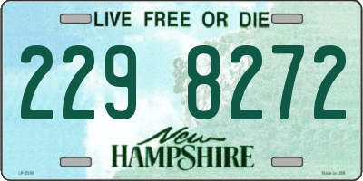 NH license plate 2298272