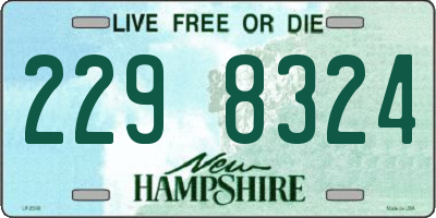 NH license plate 2298324