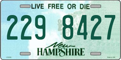 NH license plate 2298427