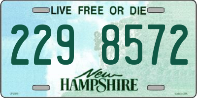 NH license plate 2298572