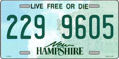 NH license plate 2299605
