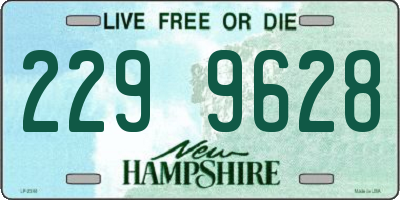 NH license plate 2299628