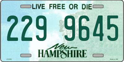 NH license plate 2299645