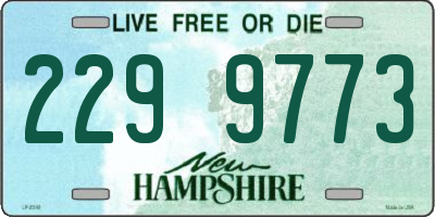 NH license plate 2299773