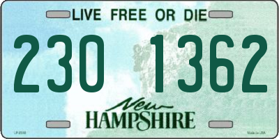 NH license plate 2301362
