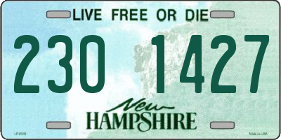NH license plate 2301427