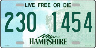 NH license plate 2301454