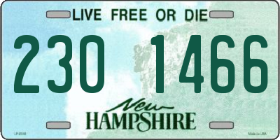 NH license plate 2301466