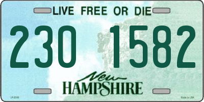 NH license plate 2301582