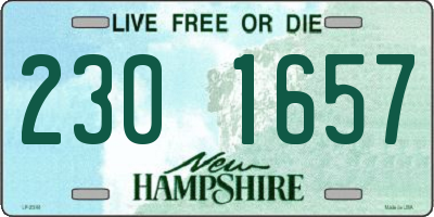 NH license plate 2301657