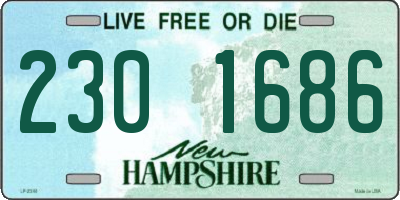 NH license plate 2301686