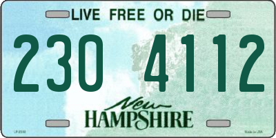 NH license plate 2304112