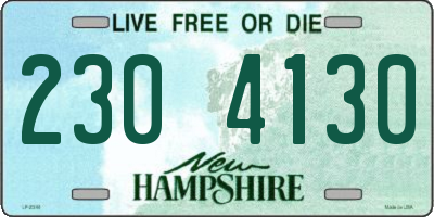 NH license plate 2304130