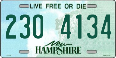 NH license plate 2304134