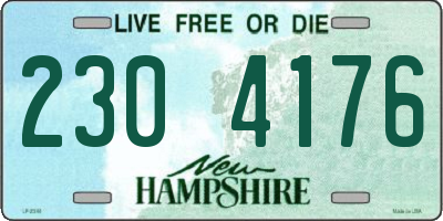 NH license plate 2304176