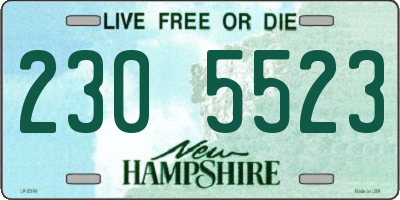 NH license plate 2305523