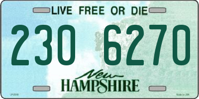 NH license plate 2306270