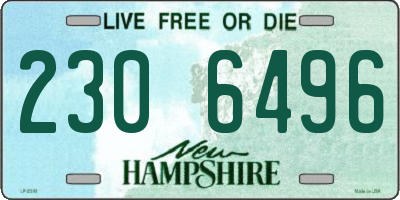 NH license plate 2306496