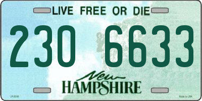 NH license plate 2306633