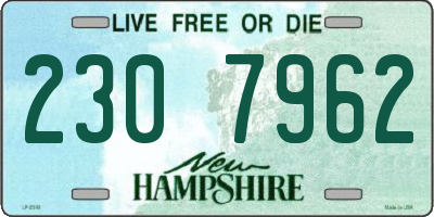 NH license plate 2307962