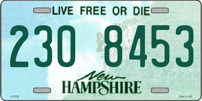 NH license plate 2308453