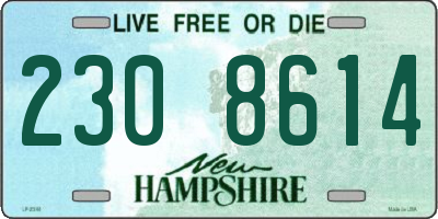 NH license plate 2308614