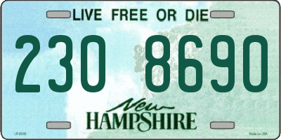 NH license plate 2308690