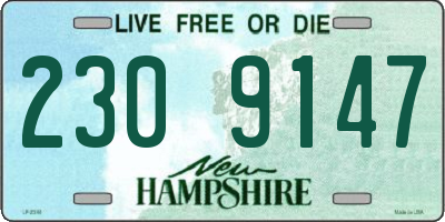 NH license plate 2309147