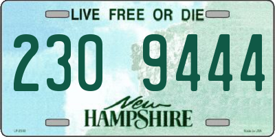 NH license plate 2309444
