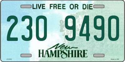 NH license plate 2309490