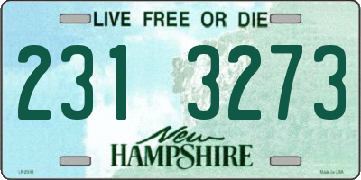 NH license plate 2313273