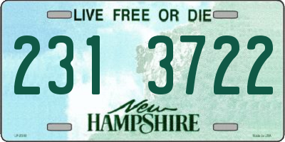 NH license plate 2313722