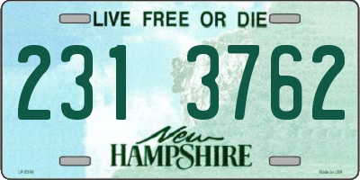 NH license plate 2313762